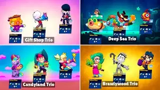 EVERY TRIO IN BRAWL STARS | Winning & Losing Animations | #ClassicBrawl Update