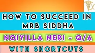 How to Succeed in MRB Siddha { Siddha Hygiene } with Explanation @Mysterious Medicos