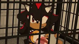 Shadow stuck in cage (also bored) [VrChat]