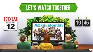 Let's Watch Together LIVE | Die Sims 4 Neuigkeiten zusammen anschauen | November 2019