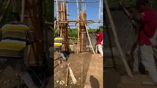 Transferring level at site using leveling tube(water level) 