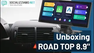 Recensione Road Top 8,9", come installare Android Auto e CarPlay sulle vecchie automobili