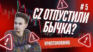 КриптоMORNING. CZ ОТПУСТИЛИ? ВПЕРЕДИ БЫЧКА? КРИПТОВАЛЮТА
