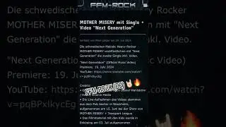 mothermisery  new video "NExt Generation"  #lelahelmetal #metal #metalhead #metalmusic #newmusic