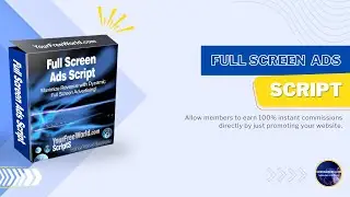PHP Full Screen Ads Script Admin area - How to Use
