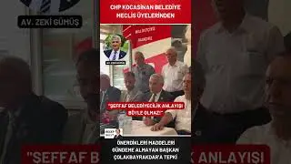 CHPKOCASİNAN BELEDİYE MECLİS ÜYELERİNDEN ÖNERDİKLERİ MADDELERİ GÜNDEME ALMAYAN ÇOLAKBAYRAKDARA TEPKİ