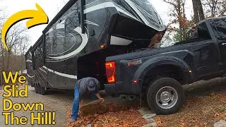 We Slid Down The Hill! | Getting Out Was A Big Deal | Fulltime RV Living!