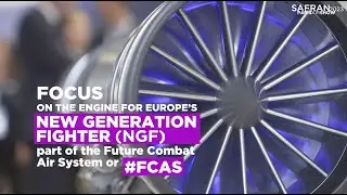 Zoom on the engine mock-up of the NGF, future European combat aircraft