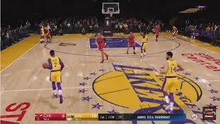 NBA LIVE 22 Rosters Lakers vs Bulls PS5 Quick Game