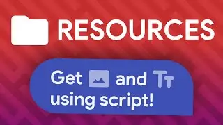 USING RESOURCES to get ASSETS in code! [2]