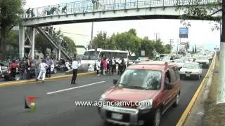Una mujer se arrojó de un puente peatonal el Paseo Tollocan