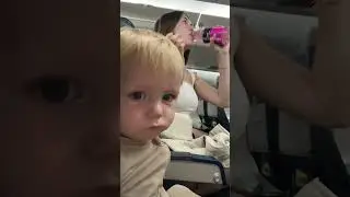Realistic flight with my 13 month old baby✈️ #momlifevibes #minivlog #travel