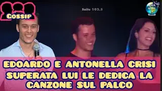 GFVip Antonella Fiordelisi ed Edoardo Donnamaria tornano insieme lui dedica la canzone sul palco
