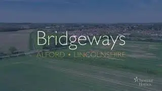 Drone Tour of Chestnut Homes Bridgeways development in Alford, Lincolnshire