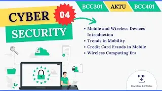 Mobile and Wireless Device Introduction | Trends in Mobility |  Credit Card Frauds in Mobile |  AKTU