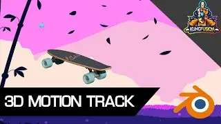 3D Camera Motion Tracking #Blender