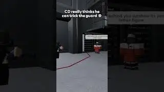 #shorts #roblox #scp #scproleplay CD thought he could trick the guard 🗿🗿