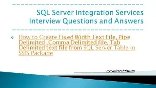 How to Create Verious delimiter files in SSIS Package || SSIS Interview Qs and Ans Part II
