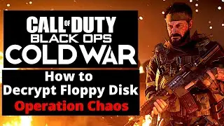 How to decrypt the floppy disk before launching Operation Chaos in Call of Duty: Black Ops Cold War