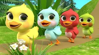 5 Little Ducks(Learn Colors Song) + more Baby Songs & Nursery Rhymes