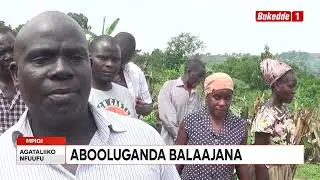 Abooluganda balumbiddwa mu kiro nebabasayiira emmere.