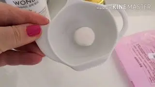 Многофункциональный тонер WOONDER Ceramide Mochi Toner Tonymoly. Как сделать маску