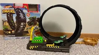 Hot Wheels Monster Trucks Epic Loop Challenge - Unboxing, Demonstration, and Review
