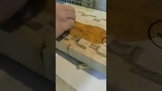 Торцевая разделочная доска. Покрытие маслом