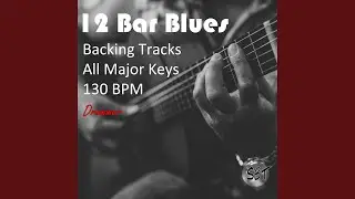 12 Bar Blues Drum Backing Track in Gb Major 130 BPM, Vol. 2