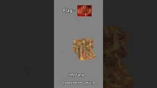 Evolution of Myrtana #gothic #gothic1 #gothic2 #gothic3 #evolution #country #flags #map