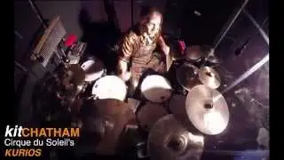 Cirque du Soleil's Kit Chatham from Kurios, Drum Performance Clip - Banquine