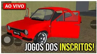 [🔴 LIVE] JOGANDO O JOGOS DOS INSCRITOS!!! - CONTINUAÇÃO