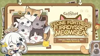 Feline Fortress Furrdyssey Event Complete (Genshin Impact)