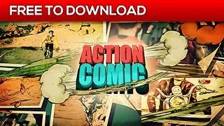 Action Comic | After Effects Template | Free Download