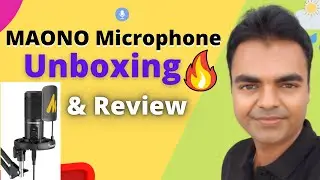 MAONO AU PM461S Condenser Microphone Unboxing and Review in Hindi