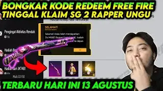 KODE REDEEM FF!! KODE REDEEM FREE FIRE TERBARU 13 Agustus 2024 HARI INI‼️