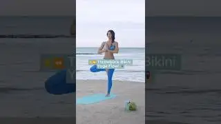 ☀️⏪ Throwback Bikini Yoga Flow! 🧘‍♀️