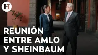 Concluye reunión entre AMLO y Sheinbaum en Palacio Nacional ¿De qué hablaron?