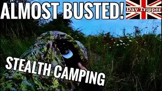 Caught On Camera: Almost Busted While Stealth Camping  -  Last Minute Stealth Camp