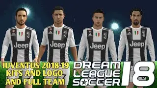 How To Create Juventus Team Kits & Logo In Dream League Soccer 2018