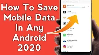 How to Save Mobile Data|मोबाइल डाटा जल्दी खत्म हो जाता है|mobile data jaldi khatam hajatahaiKyaKare?