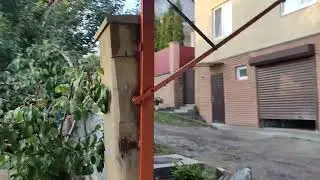 Подъемно поворотные ворота на 4 рычяга.Зет система.4ч.