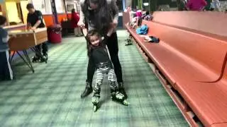 Adriana Skating with Mommy