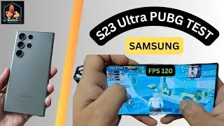 Samsung S23 Ultra PUBG Test With LIVE FPS Meter 2024 | Gameplay Review!
