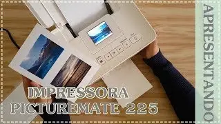 APRESENTANDO Impressora Fotográfica Portátil Epson PictureMate 225 - Aprenda como usar