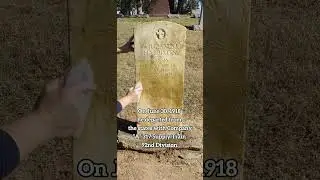 Pvt. William Harrison (not the President) #grave #satisfying #grave #cleaning #asmr