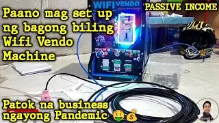 Paano mag set up ng bagong biling Wifi Vendo Machine | Patok na business ngayong Pandemic😁🤑💰