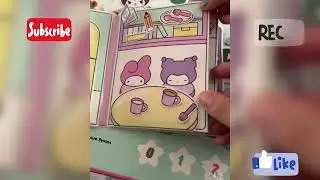 Книжка-домик с My Melody и Kuromi: Увлекательный мир любимых персонажей! #mymelody  #kuromi #sanrio