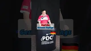 Paul Lim is taking the challenge of pronouncing classic German sayings 😂 #pdcdarts #pdc