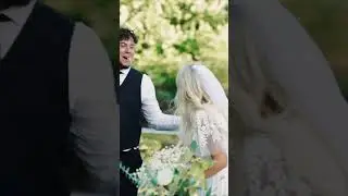 Cutting the Wedding Cake! 🍰 #weddingvideo #idahowedding #weddingcakeideas #weddingcake